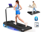 Foldable Walking Pad Treadmill Compact Flat