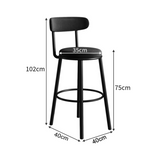 Bar Stools Velvet Upholstered Kitchen Chair Bar Stool