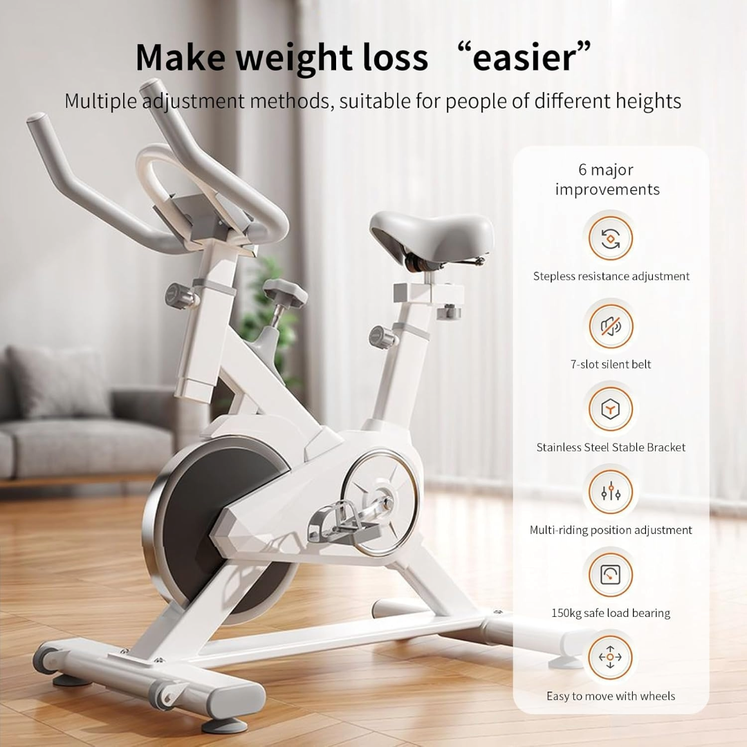 Home Spinning Bike Indoor Exercise Bike Office Fat Burner Fitness Equi Trendybay