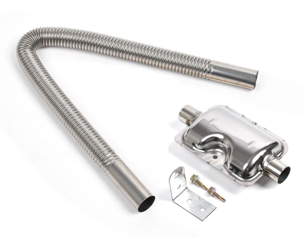 Exhaust Pipe Hose Air Diesel Heater Car Parking Silencer Muffler Filter
