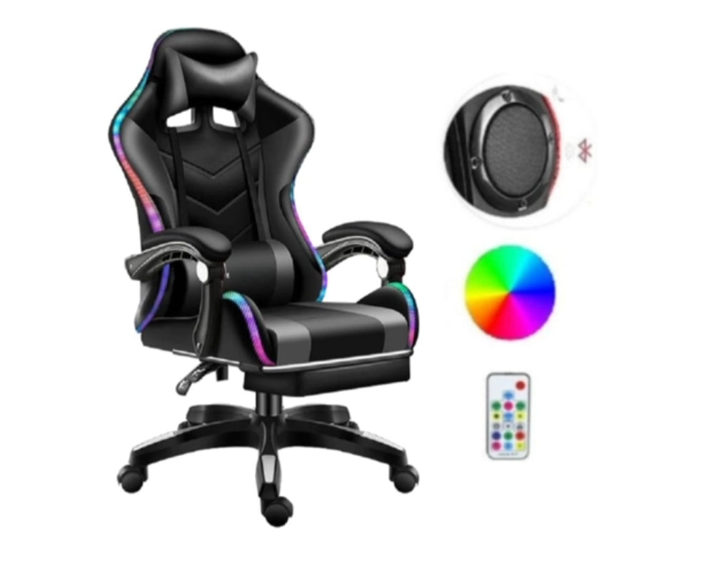 Gaming Chair With Foot Rest Racing Chair