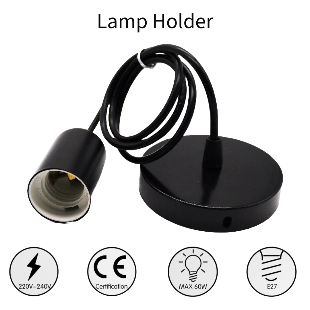 E27 Lamp Sockets With Cable, Cord Pendulum, Pendant Lamp