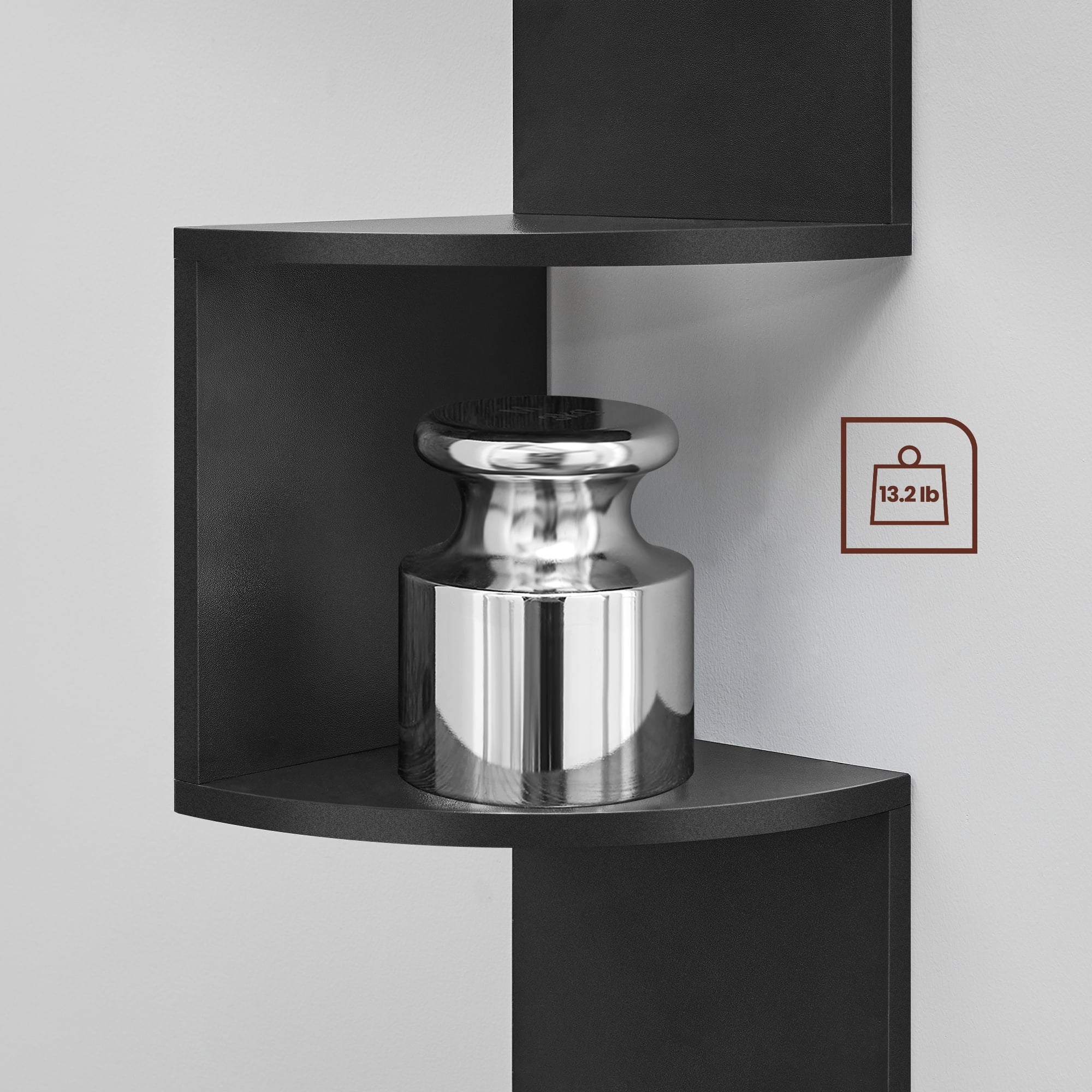 Elegant Bookshelf Corner Shelf