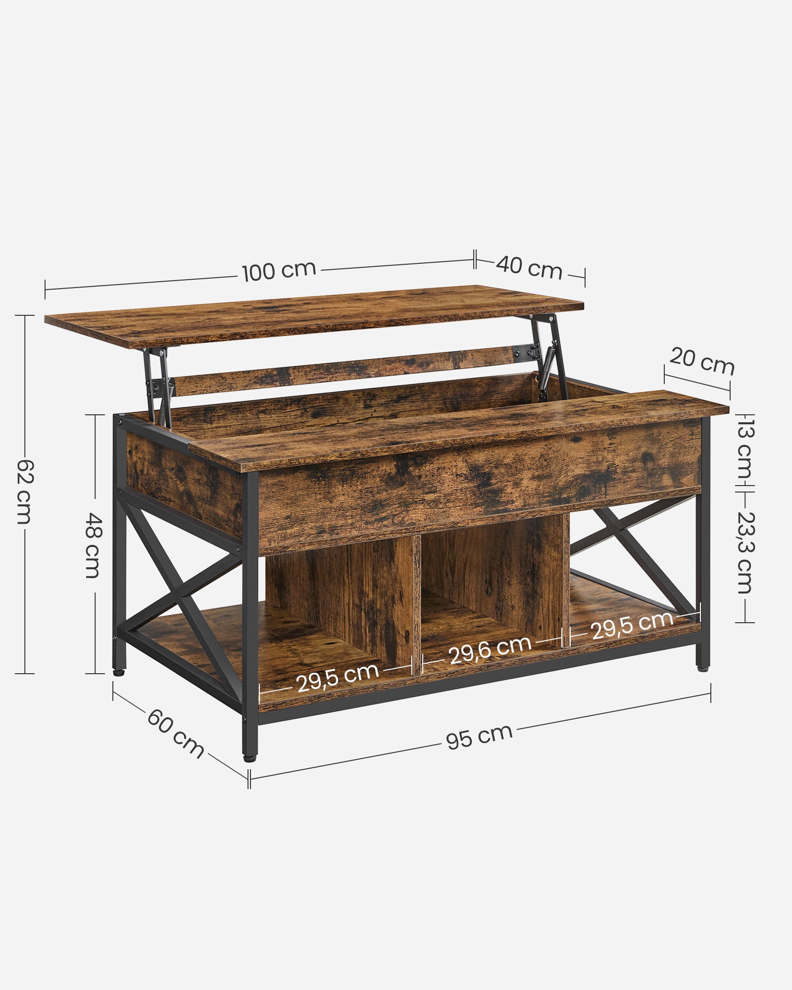 VASAGLE Coffee Table