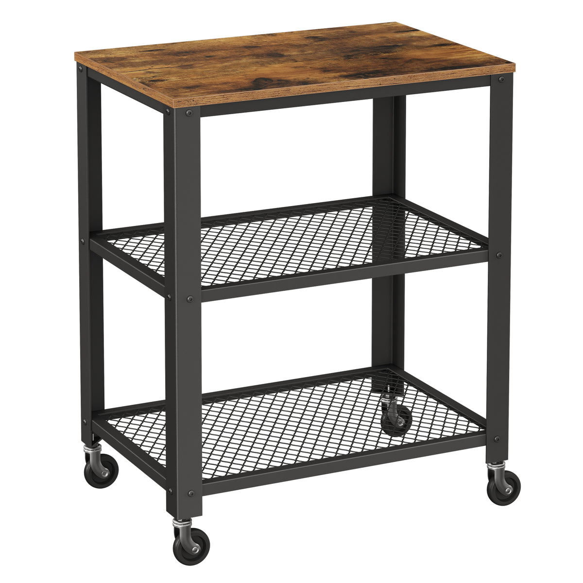 VASAGLE Serving Cart Trolley Kitchen Trolley