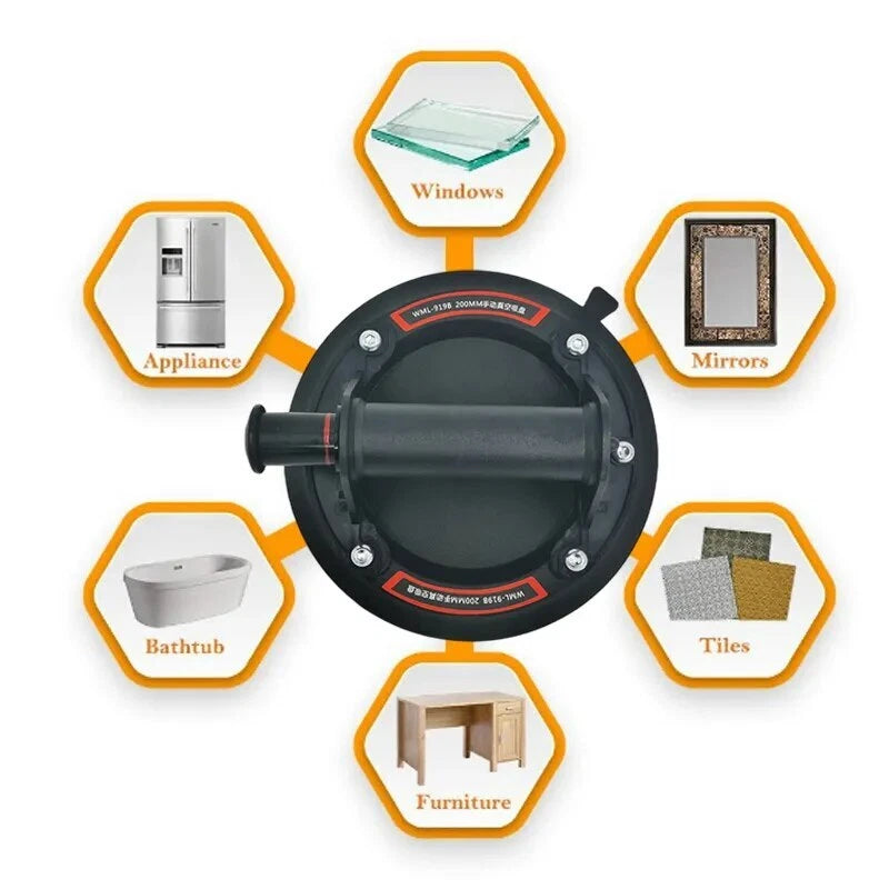 8inch Vacuum Suction Cup 160kg Bearing Capacity