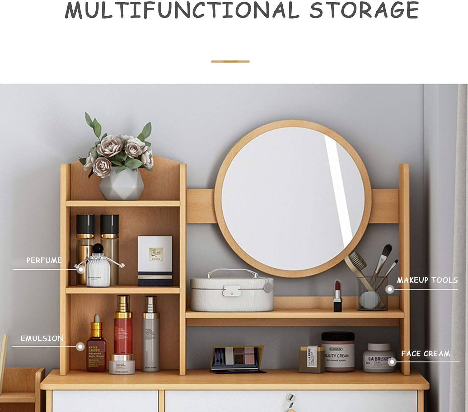Vanity Dressing Table with Mirror
