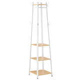 VASAGLE Industrial Coat Rack Stand - Oak