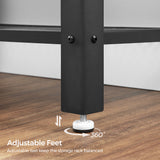 VASAGLE Industrial Console Table Hallway Table With Shelves