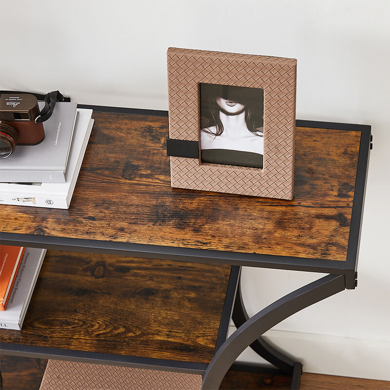 Vasagle 3-Tier Console Table with Curved Legs