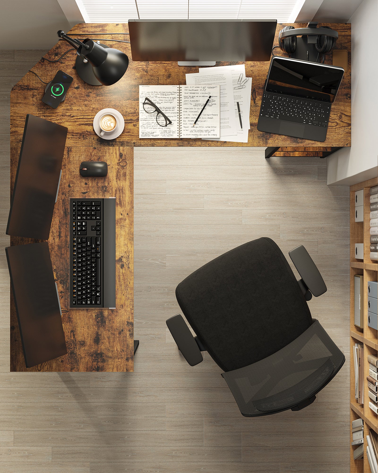 VASAGLE Computer Desk Table