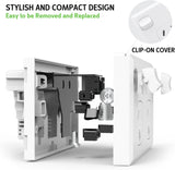 USB Type C Wall Socket Power Point - White