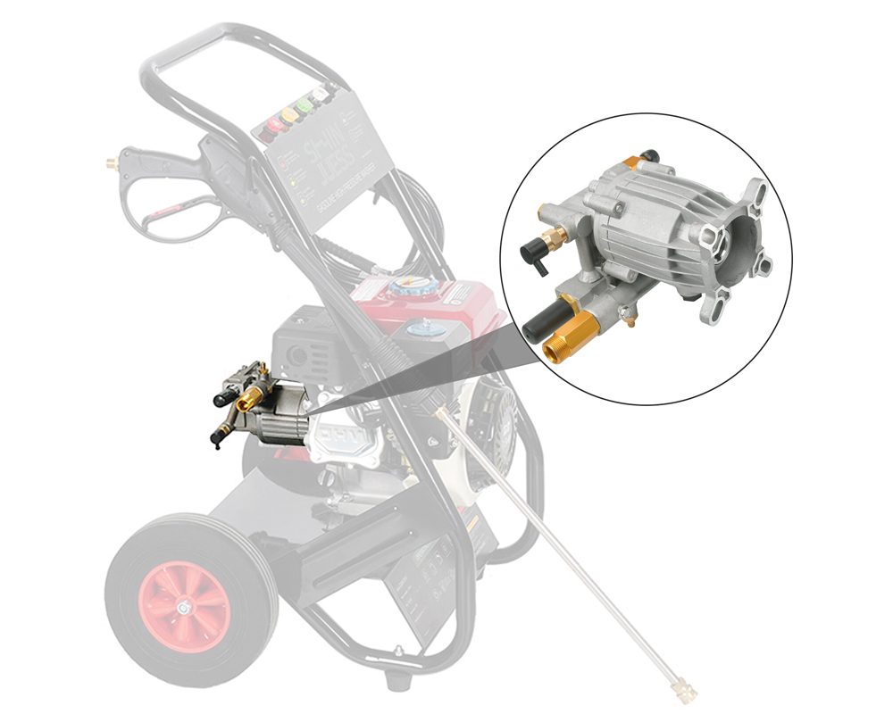 Water Blaster Pump Unit 19.05mm 3/4" Shaft 3000 PSI High Pressure Pump