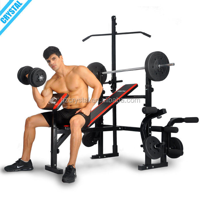 Weight Bench All in One Workout Bench Home Gym Station