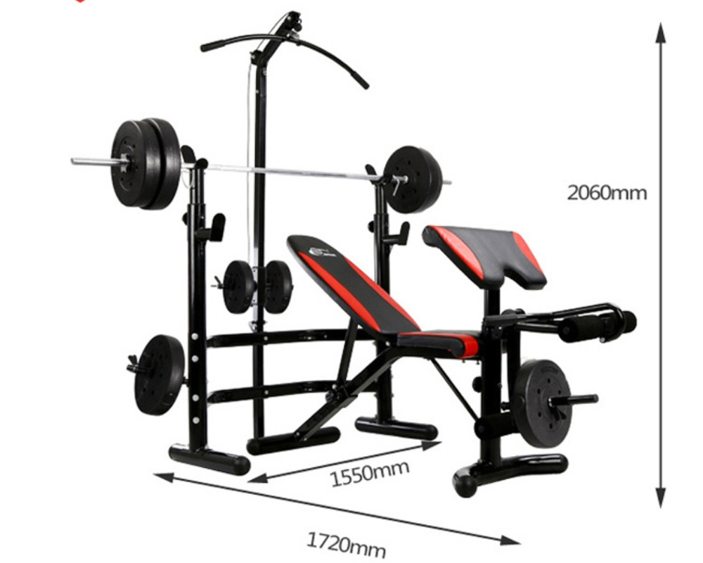 Weight Bench All in One Workout Bench Home Gym Station