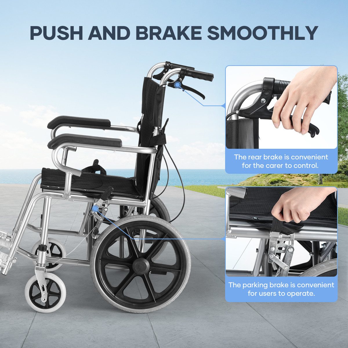 Wheelchair Folding Wheel Chair