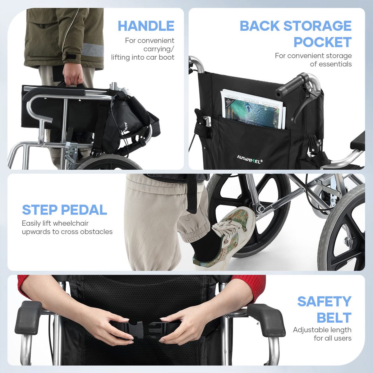 Wheelchair Folding Wheel Chair