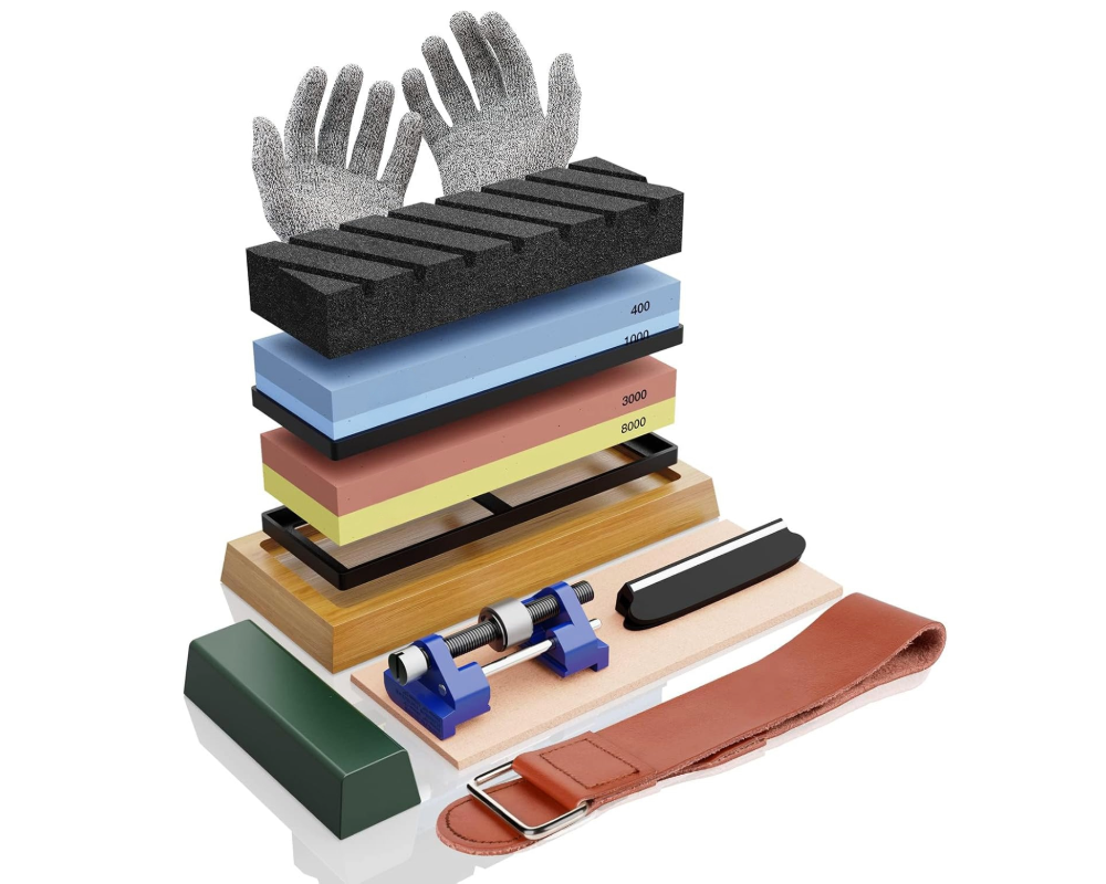 Knife Sharpener Whetstone Kit