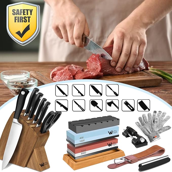 Knife Sharpener Whetstone Kit