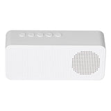 Digital Smart Alarm Clock With Bluetooth Speaker (White)
