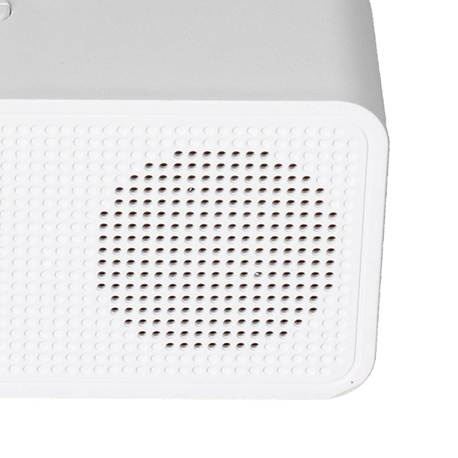 Digital Smart Alarm Clock With Bluetooth Speaker (White)