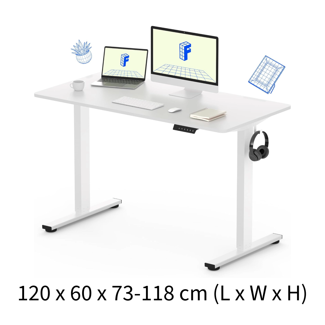 Electric Height Adjustable Desk Table 120CM