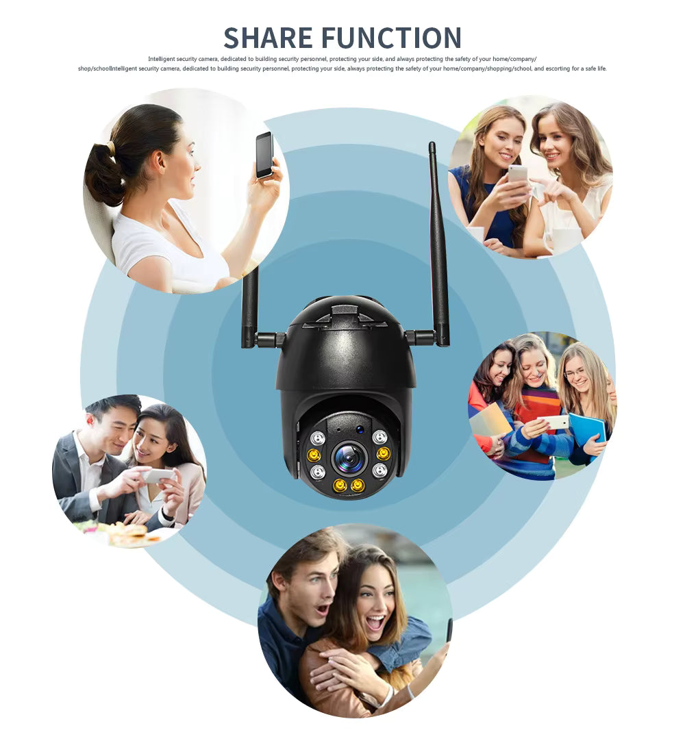 Wireless Security Camera System 4 Cameras 3MP
