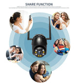 Wireless Security Camera System 4 Cameras 3MP