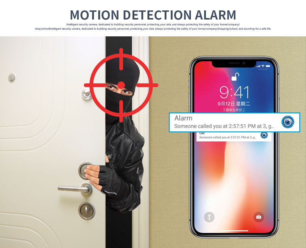 Wireless Security Camera System 4 Cameras 3MP