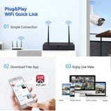 Wireless security camera system