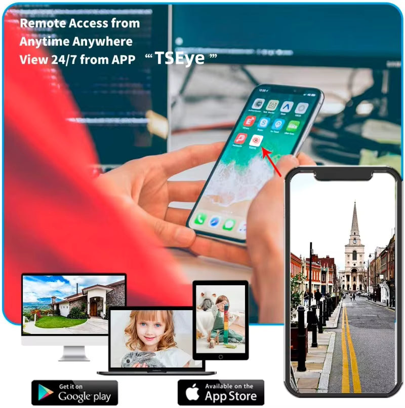 Wireless security camera system