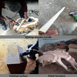 4” Wood Shaping Disc Carving Grinder Grinding Accessories Practical