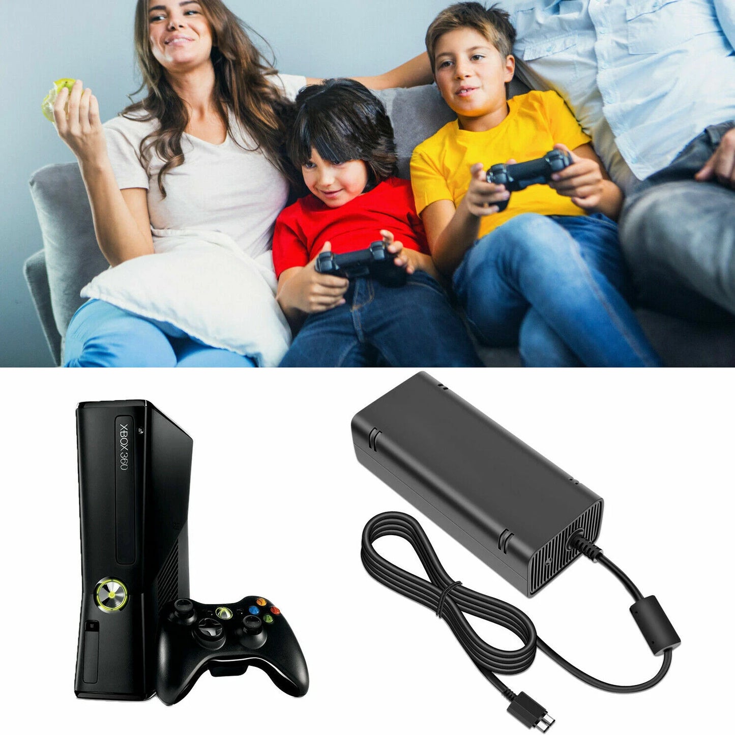XBOX 360 Power Supply Charger Replacement After Market