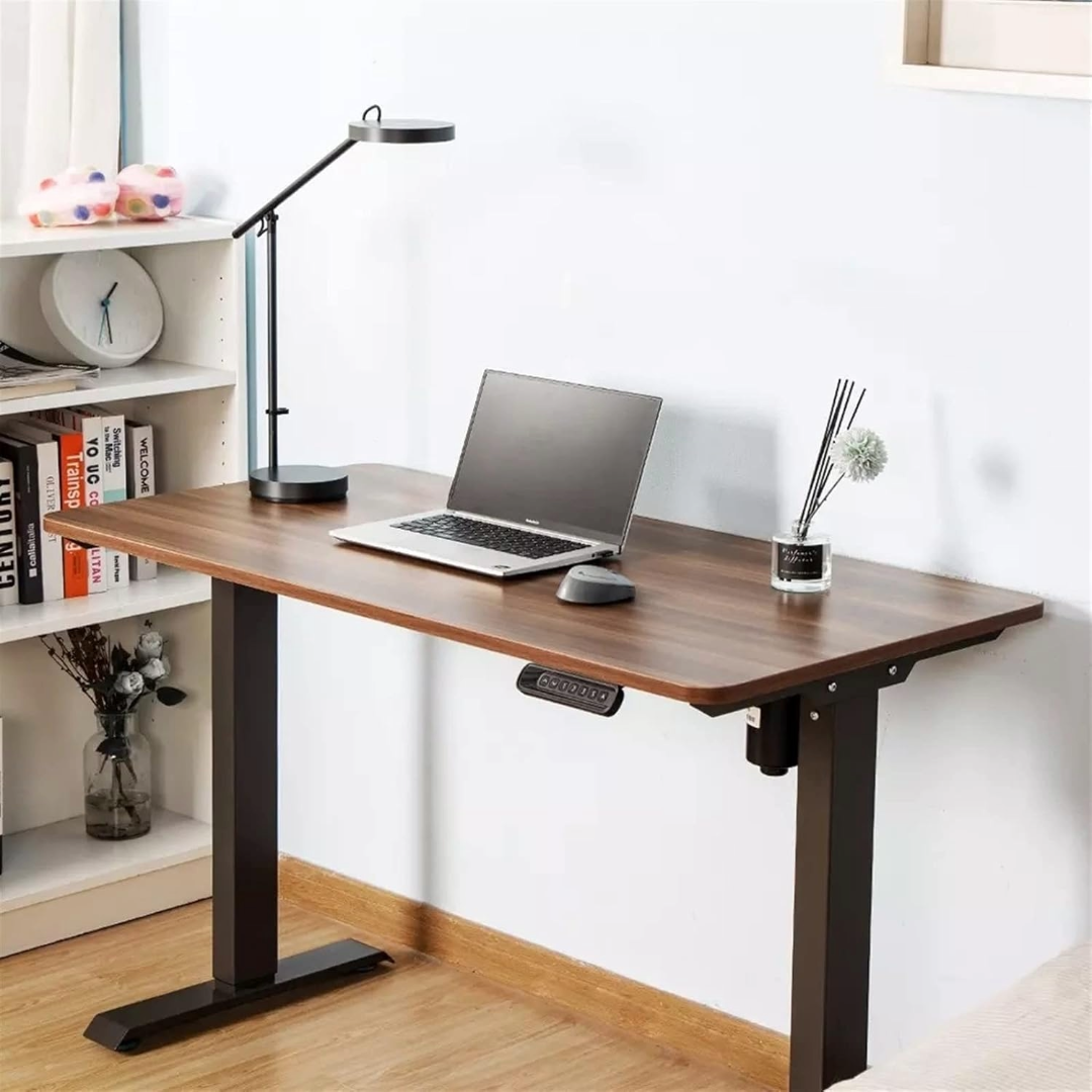 Electric Height Adjustable Desk Table 120CM (Walnut)