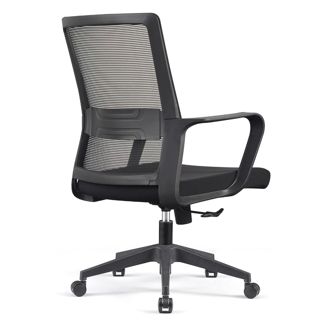 Swivel Chair / Work Chair / Ergonomic Office Chair (Black)