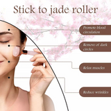 Jade Roller Kit, Gua Sha Massage Tool (Silver)