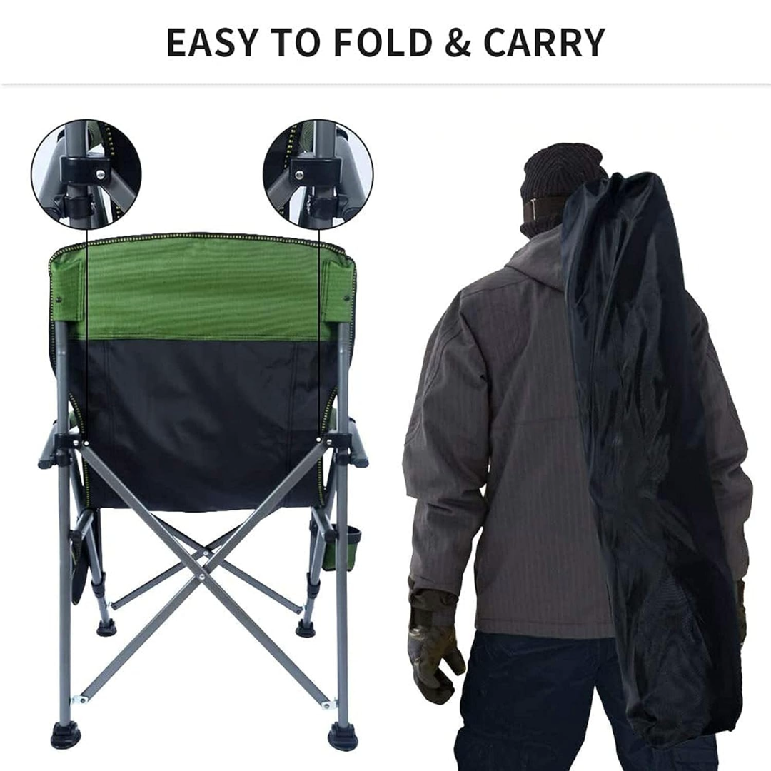 Portable Folding Camping Chair Outdoor Chair (Green)