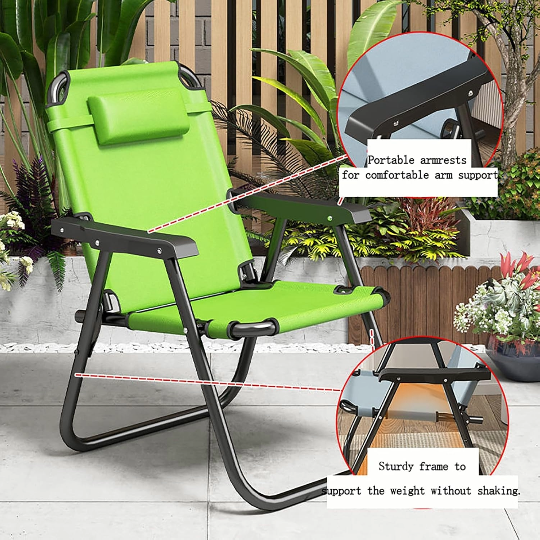 Camping Chair Folding Chair (Green)