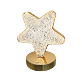 LED Night Light Lamp Star Acrylic Crystal Table Lamp