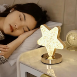 LED Night Light Lamp Star Acrylic Crystal Table Lamp