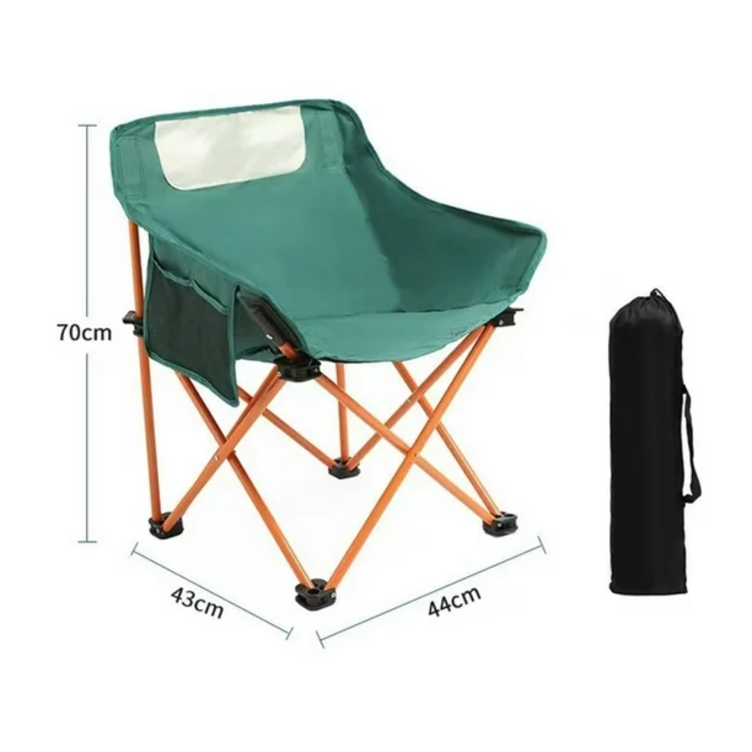 Lightweight Foldable Camping Chair (Green)