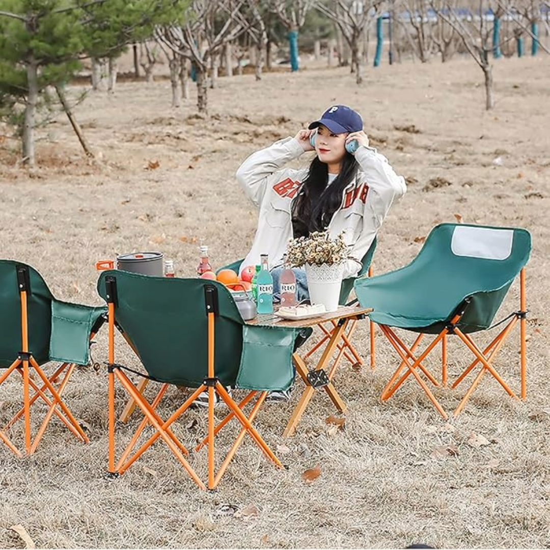 Lightweight Foldable Camping Chair (Green)