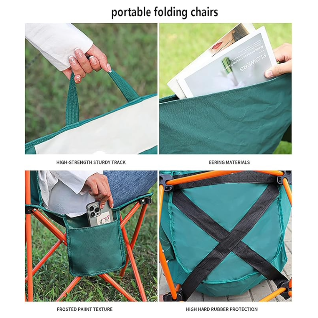 Lightweight Foldable Camping Chair (Green)