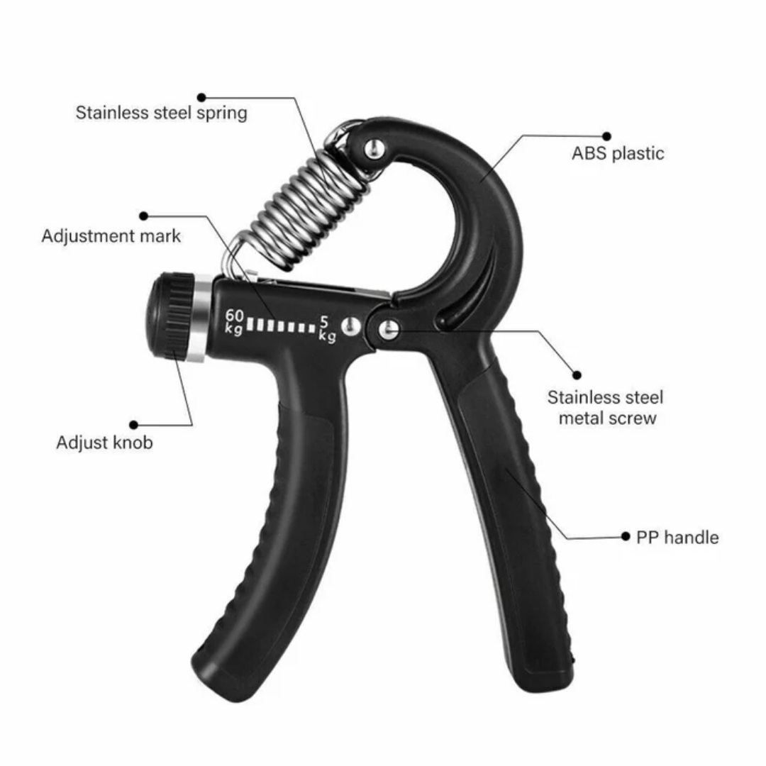 Hand Grip Strengthener with Adjustable Resistance (5-60kg)