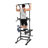 Weight Bench Chin Up Pull Up Station Power Tower