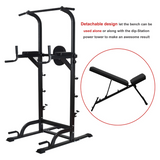 Weight Bench Chin Up Pull Up Station Power Tower