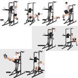 Weight Bench Chin Up Pull Up Station Power Tower