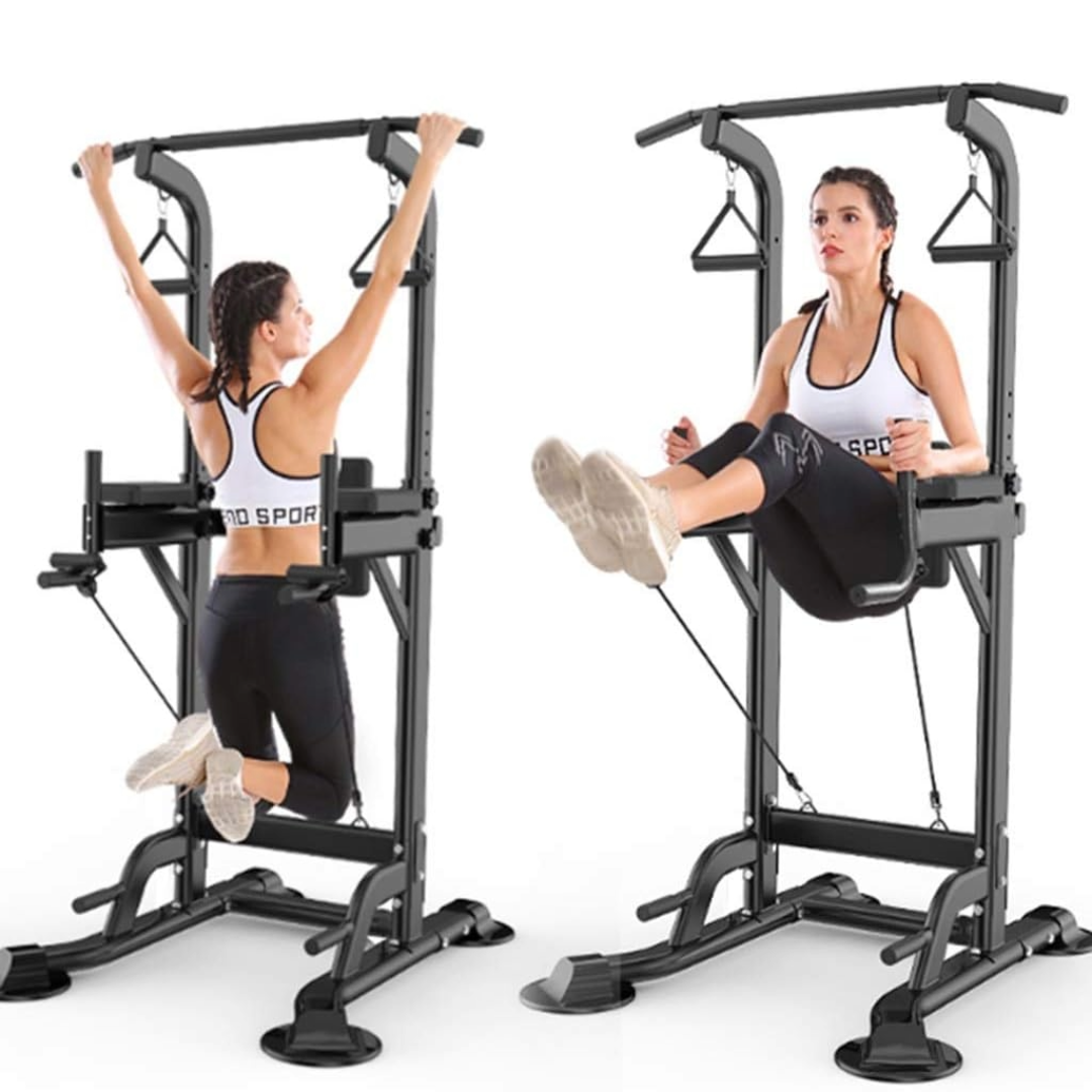 Power Tower Home Gym Adjustable Height Chin Pull Up Bar