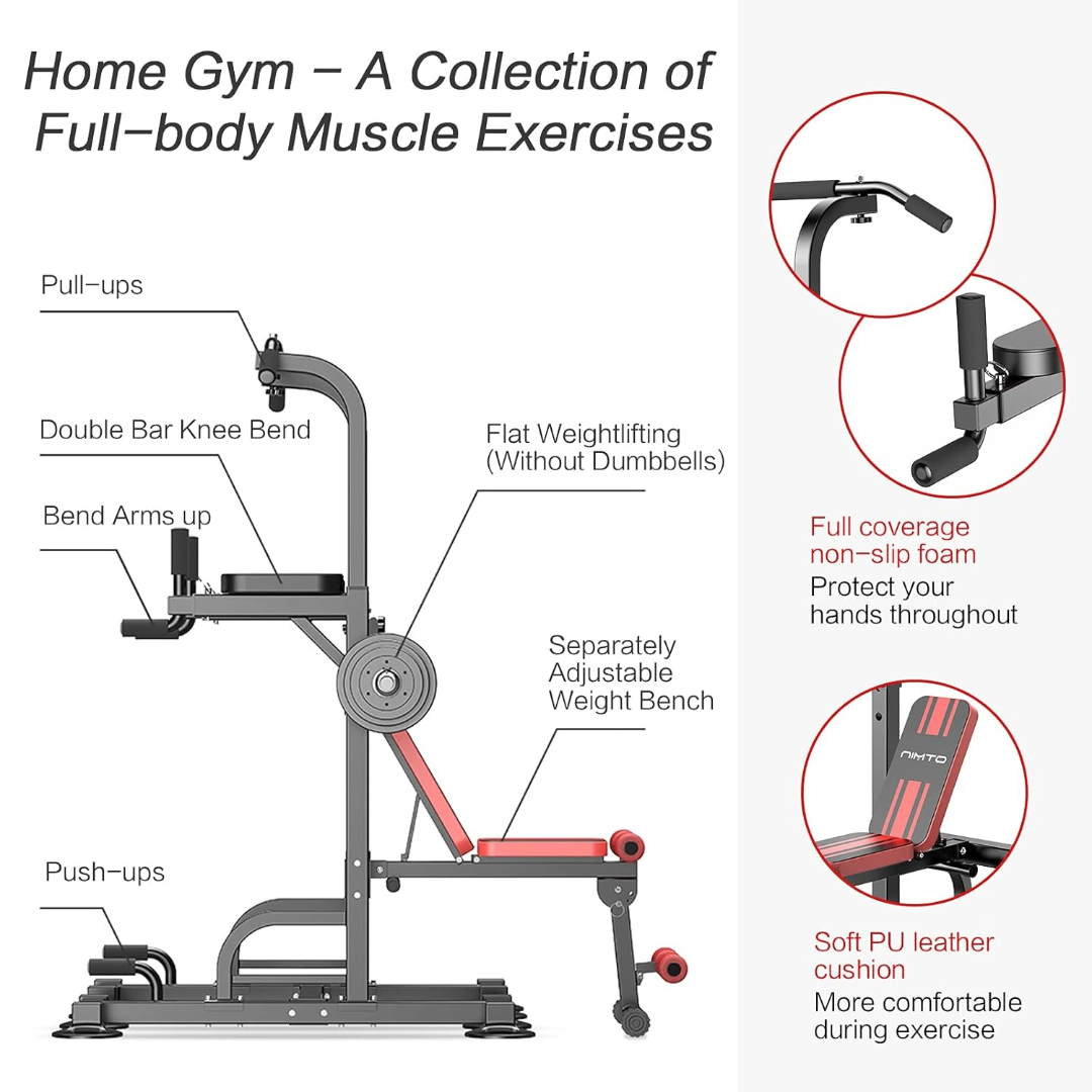 Chin Up Pull Up Chin Up Station Heavy Duty Bench