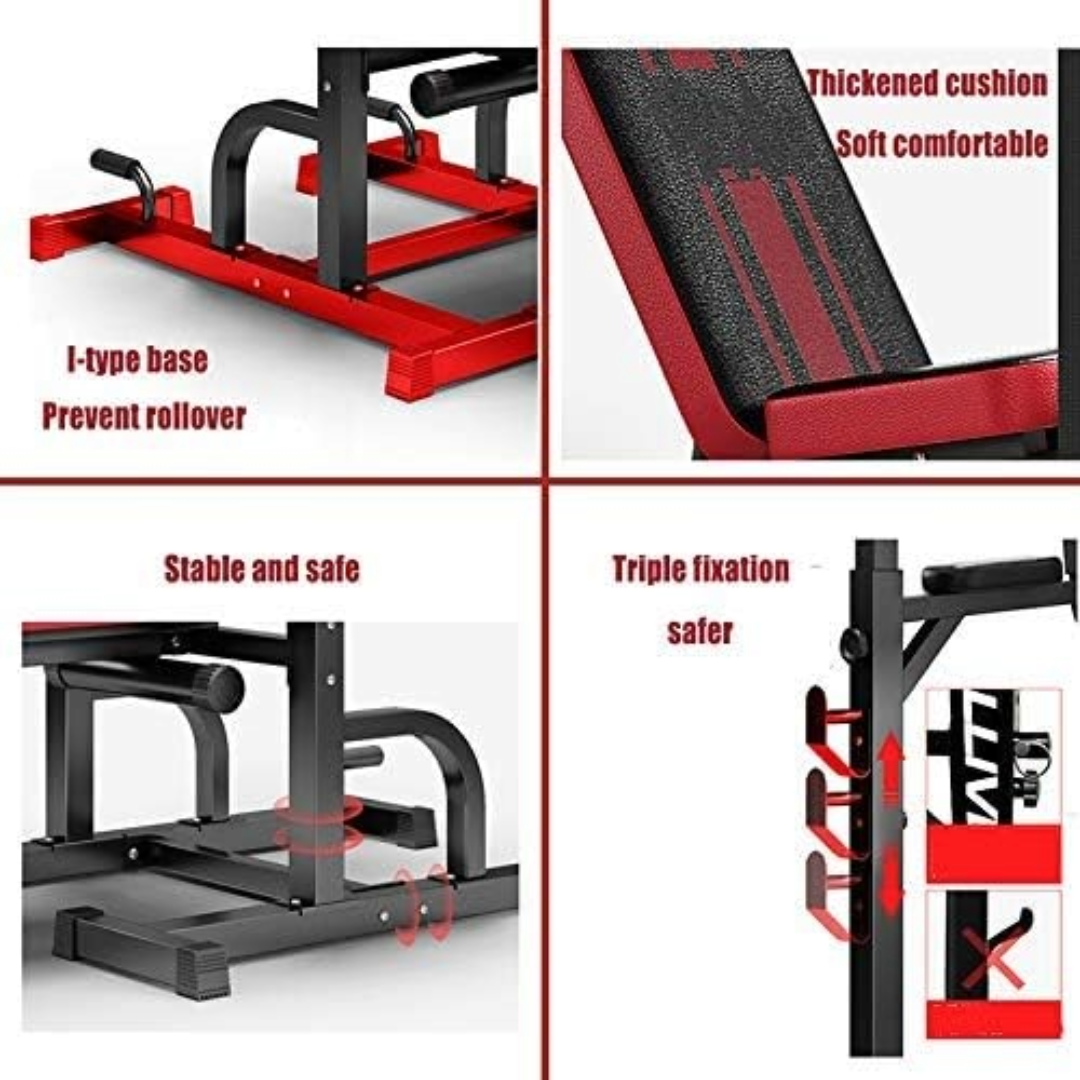 Chin Up Pull Up Chin Up Station Heavy Duty Bench